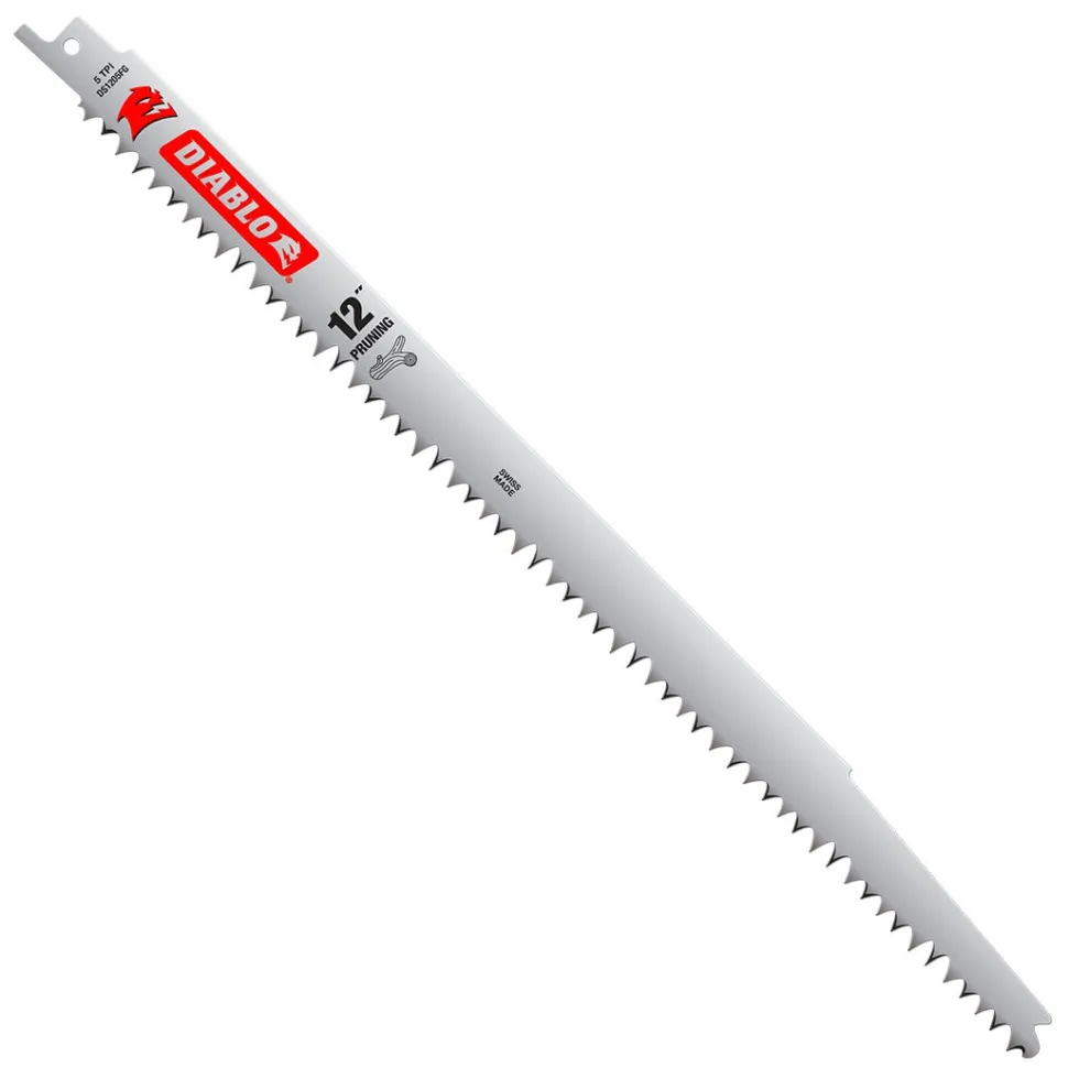 Freud Diablo 12" Fleam Ground Recip Blade for Pruning (5-Pack) DS1205FG5