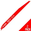 Freud Diablo 12" General Purpose Bi-Metal Wood & Metal Reciprocating Saw Blade 8/14 TPI (2 Pack) DS1214BGP2