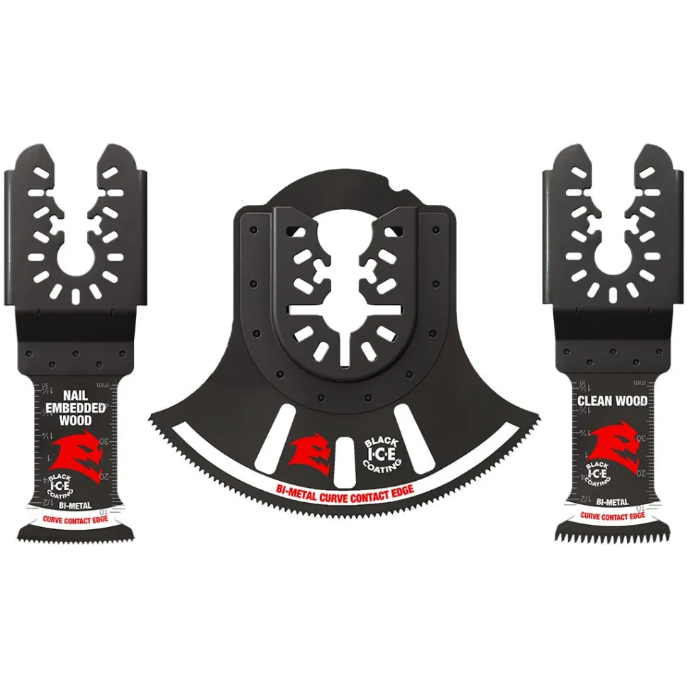 Freud Diablo 3 Piece Universal Fit Bi-Metal Oscillating Blade Set DOU3BS