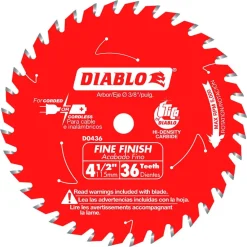 Freud Diablo 4-1/2" x 36 Tooth Cordless Trim Saw Blade D0436X