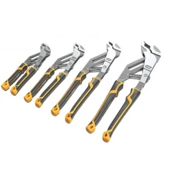 Gearwrench 4 PC. Pitbull Auto-Bite Tongue & Groove Dual Material Plier Set w/ K9 Jaws 82594C