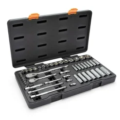 Gearwrench 47 Piece 1/4" & 3/8" Drive Standard & Deep SAE Mechanics Tool Set 89090