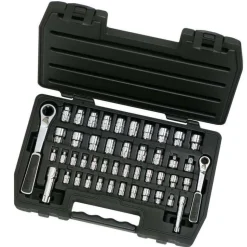 Gearwrench 46 Piece 1/4" & 3/8" Drive Pass-Thru 6 Point SAE/Metric Tool Set 8946