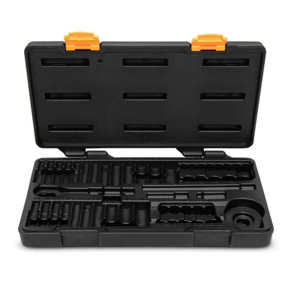 Gearwrench 51 Piece 1/4" Drive 6 Point 120XP Standard & Deep SAE/Metric Mechanics Tool Set 80300P