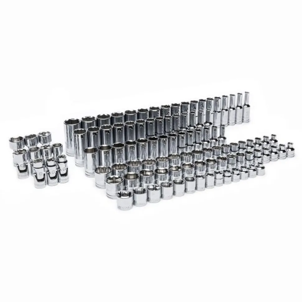 Gearwrench 104 Piece 3/8" Drive Master Metric Socket Set w/ Foam Storage Tray GWMSSKT38MM