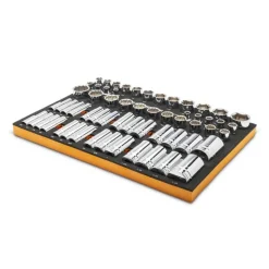 Gearwrench 60 Piece 1/2" Drive Master SAE Socket Set w/ Foam Storage Tray GWMSSKT12SAE