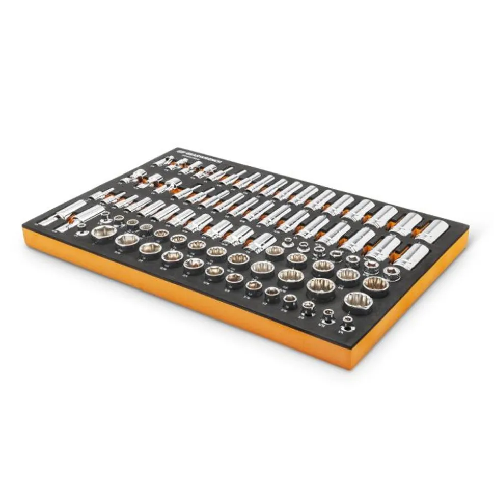 Gearwrench 85 Piece 3/8" Drive Master SAE Socket Set w/ Foam Storage Tray GWMSSKT38SAE