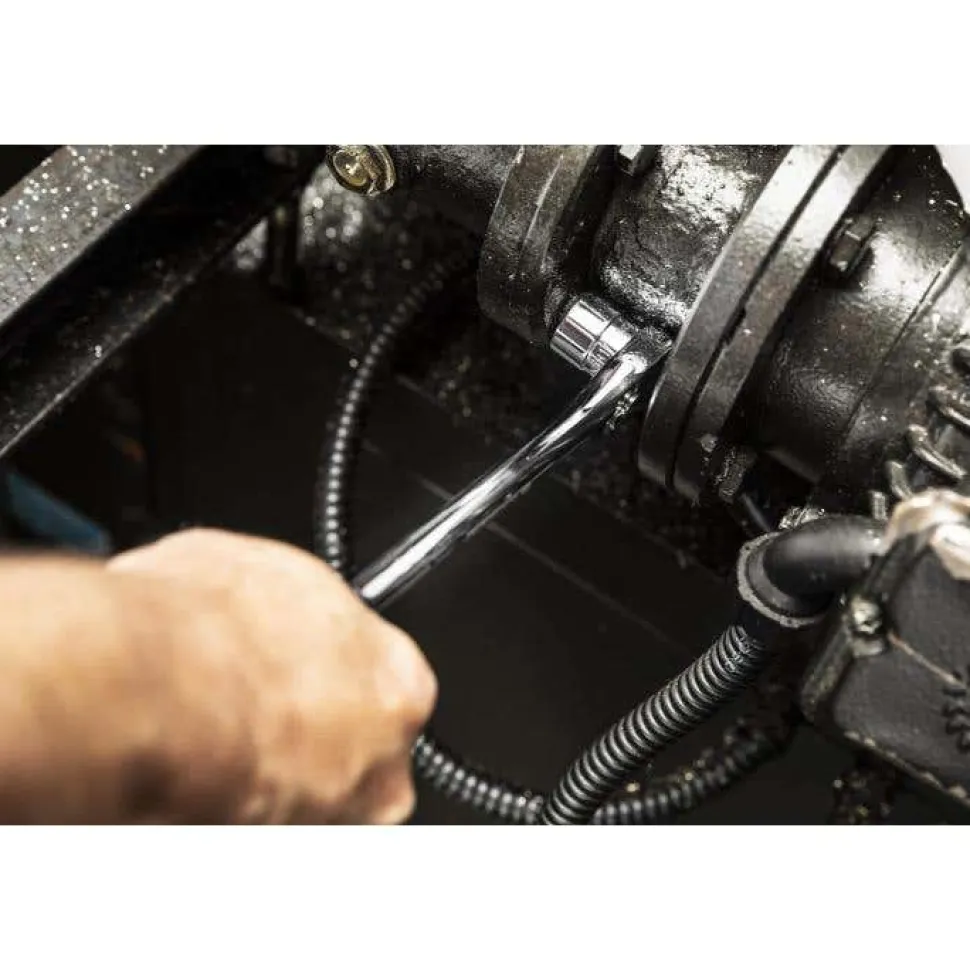 Gearwrench 14 Piece 3/8" Drive 6 Point Stubby Socket Set Metric 81396