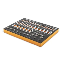 Gearwrench 68 Piece 1/4" Drive Master SAE Socket Set w/ Foam Storage Tray GWMSSKT14SAE
