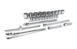 Gearwrench 27 Piece 3/4" SAE 12 Point Socket Set 80880