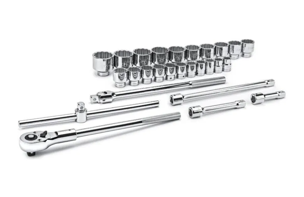 Gearwrench 27 Piece 3/4" SAE 12 Point Socket Set 80880