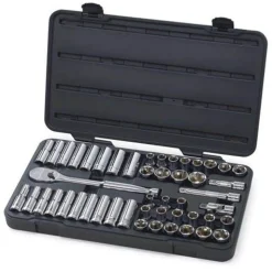 GearWrench 49 Piece 1/2" SAE Metric Socket Set 80700D