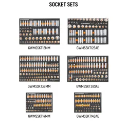 Gearwrench 791 Piece MEGAMOD Mechanics Tool Set w/ Premium Modular Foam Trays & Tool Storage MEGAMODPRO