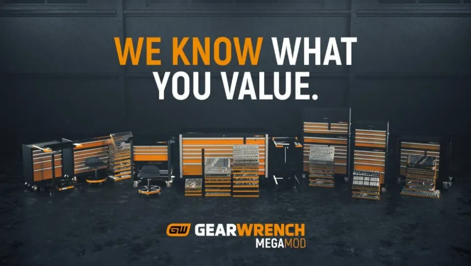 Gearwrench 791 Piece MEGAMOD Mechanics Tool Set w/ Premium Modular Foam Trays & Tool Storage MEGAMODPRO
