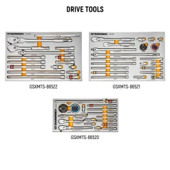 Gearwrench 1268 Piece MEGAMOD Mechanics Tool Set w/ Premium Modular Foam Trays & Tool Storage MEGAMOD1268