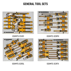 Gearwrench 1268 Piece MEGAMOD Mechanics Tool Set w/ Premium Modular Foam Trays & Tool Storage MEGAMOD1268