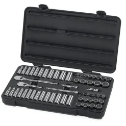 Gearwrench 57 Piece SAE 12 Point Socket Set - 3/8" Drive 80551
