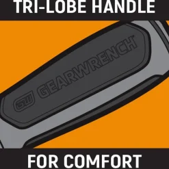 Gearwrench 9 Piece Slotted Dual Material Screwdriver Set w/ Foam Storage Tray GWMSSCRSL