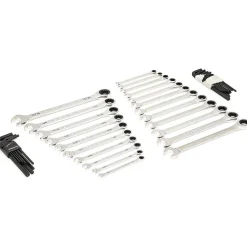 Gearwrench 44 Piece 90T SAE/Metric Combination Ratcheting Wrench & Long Arm Hex Key Set w/ Foam Storage Tray 86528