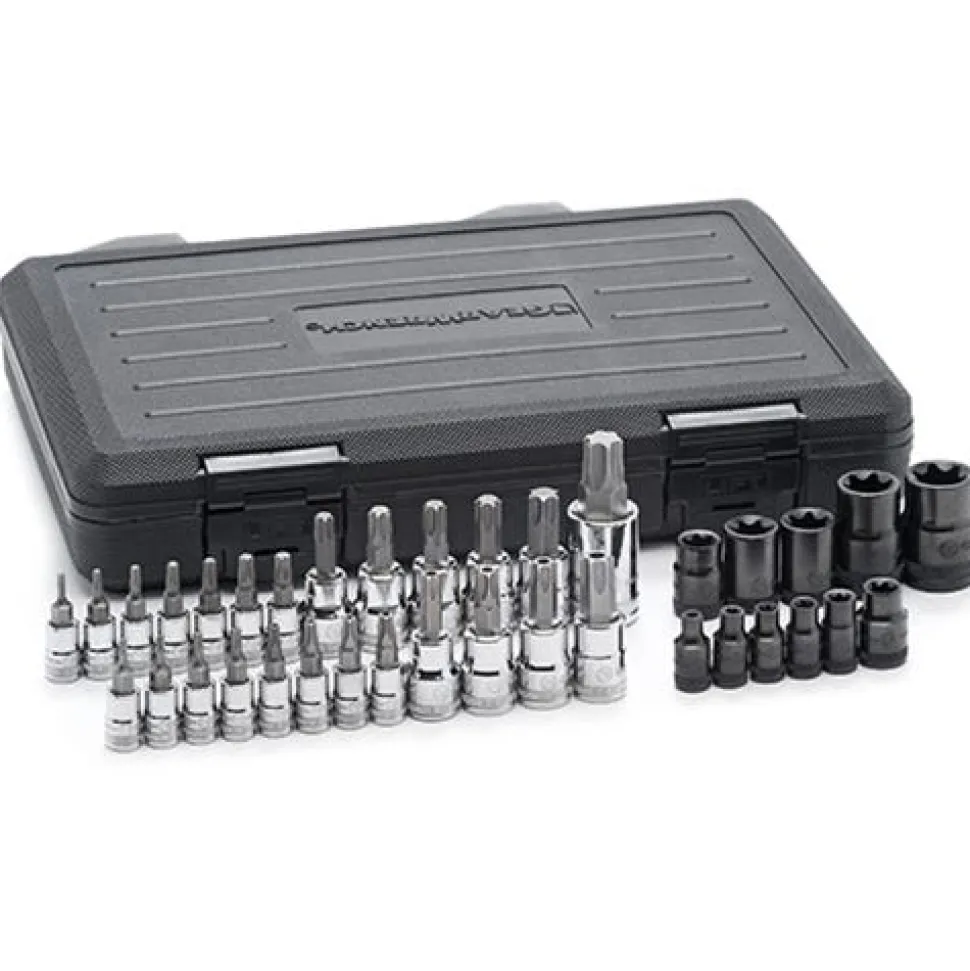 GearWrench 36 Piece Tamper Proof Torx Bit Socket Set 80728