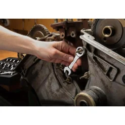 Gearwrench 14 Piece 72-Tooth 12 Point Stubby Ratcheting SAE/Metric Combination Wrench Set 85206