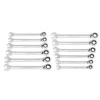 Gearwrench 12 Piece 90-Tooth 12 Point Metric Reversible Ratcheting Wrench Set 86627