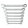 Gearwrench 7 Piece 72-Tooth 12 Point Ratcheting Combination SAE Wrench Set 9317