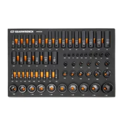 Gearwrench MEGAMOD Mobile Rolling Tool Case w/ Modular Impact Drive and Accessories Sets GWMP100 & 86524 & GWMSBBS02 & GWMSISKMM & GWMSISKSAE