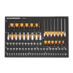 Gearwrench 88pc 1/4", 3/8", 1/2" Drive SAE Bit Socket Set w/ Foam Storage Tray GWMSBSKCBSAE