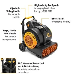 Gearwrench Tools 1800 CFM Industrial Air Mover GWAM1800