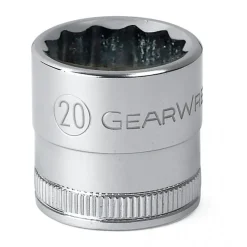 Gearwrench Tools 1/2" Drive 6 Point Standard Metric Socket 10mm 80622