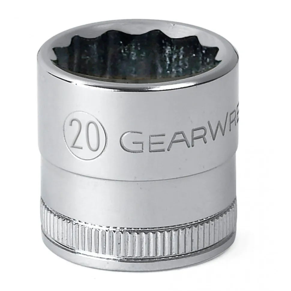 Gearwrench Tools 1/2" Drive 6 Point Standard Metric Socket 10mm 80622