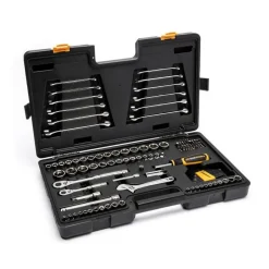 Gearwrench Tools 138 Piece 1/4" & 3/8" Drive 72-Tooth 6 Point Professional Tool Set GWPRO138