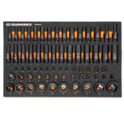 Gearwrench Tools 247 Piece MEGAMOD Mechanics Tool Set in Modular Foam Trays with Storage Unit MEGAMOD247