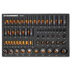 Gearwrench Tools 247 Piece MEGAMOD Mechanics Tool Set in Modular Foam Trays with Storage Unit MEGAMOD247