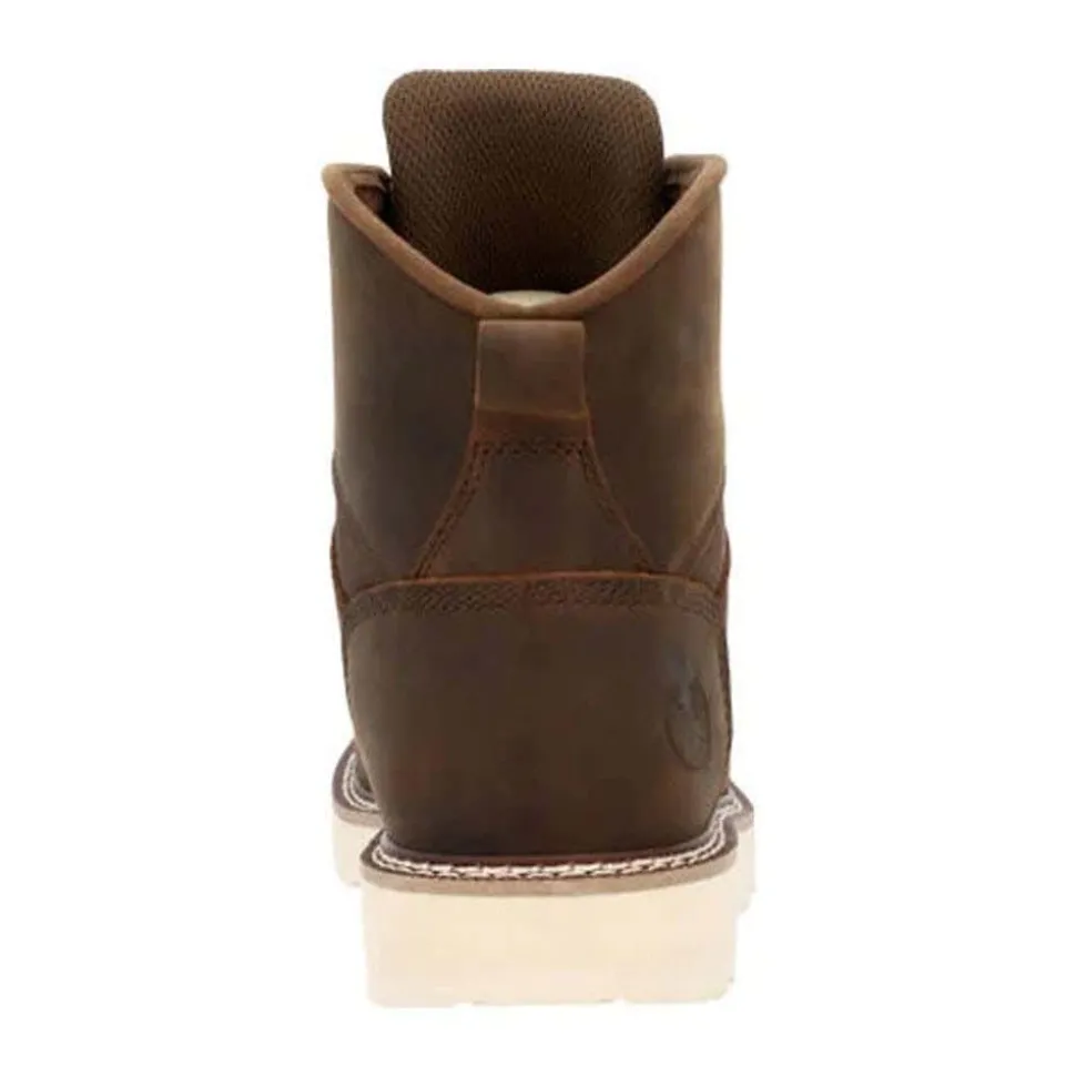 Georgia Boots Core 37 Wedge Steel Toe Work Boot - Brown