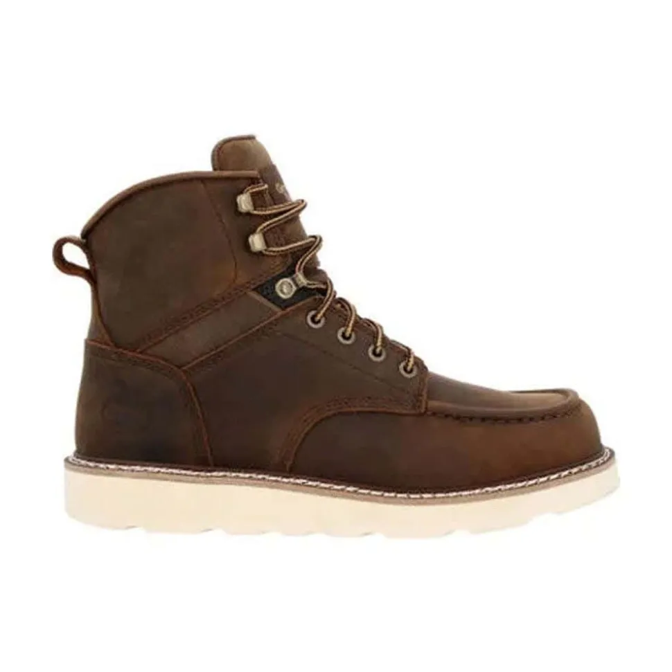 Georgia Boots Core 37 Wedge Steel Toe Work Boot - Brown