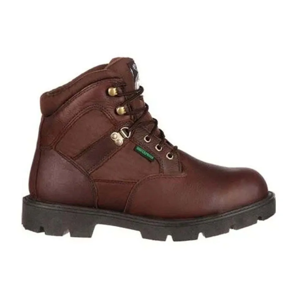 Georgia Boots Homeland Steel Toe Waterproof Work Boot - Brown