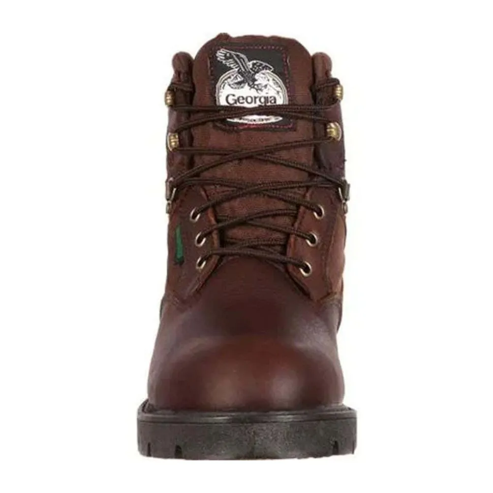 Georgia Boots Homeland Steel Toe Waterproof Work Boot - Brown