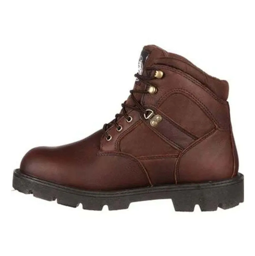 Georgia Boots Homeland Steel Toe Waterproof Work Boot - Brown