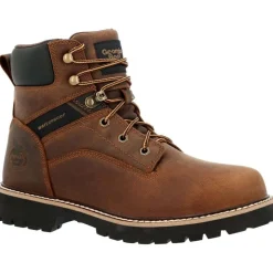 Georgia Boots Men's Core 37 Steel Toe Waterproof Work Boot - Brown