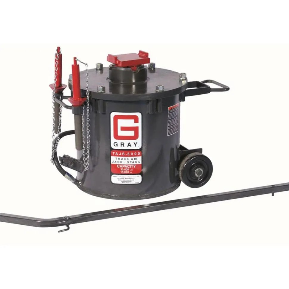 Gray 30,000 lb Truck Air Jack Stand TAJS-3000