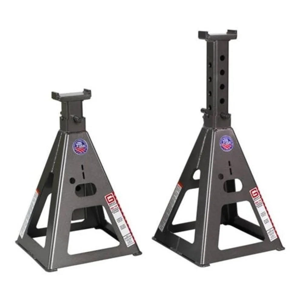 Gray 35 Ton Vehicle Support Jack Stand (21-33") 35-THF