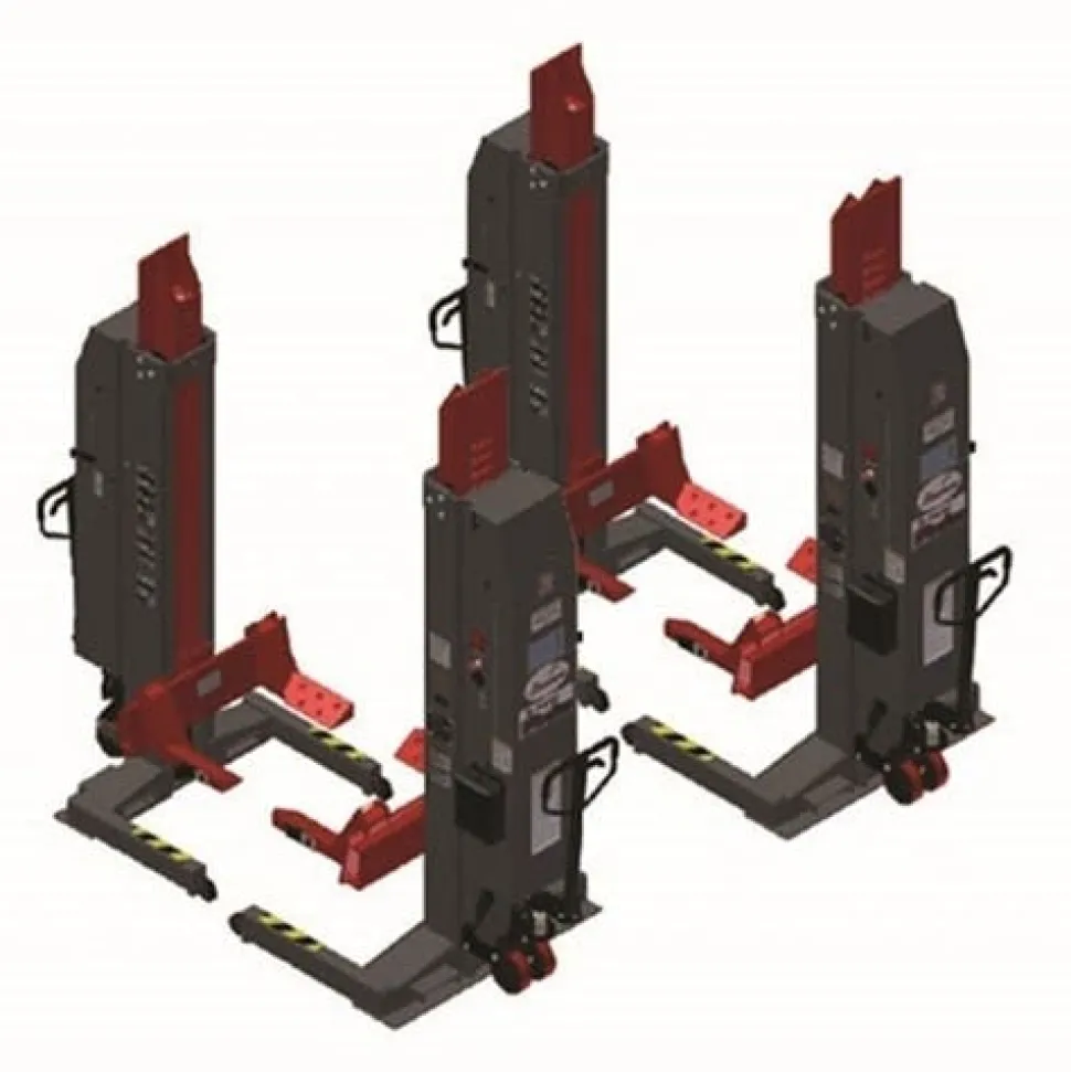 Gray Wireless Portable Lift System WPLS-190 19,000 lbs Per Post WPLS-190 (Priced Each, Used In Pairs)
