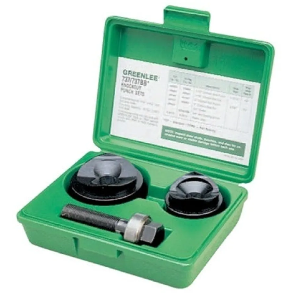 Greenlee 1-1/2 - 2" Knockout Punch Kit Conduit 737BB