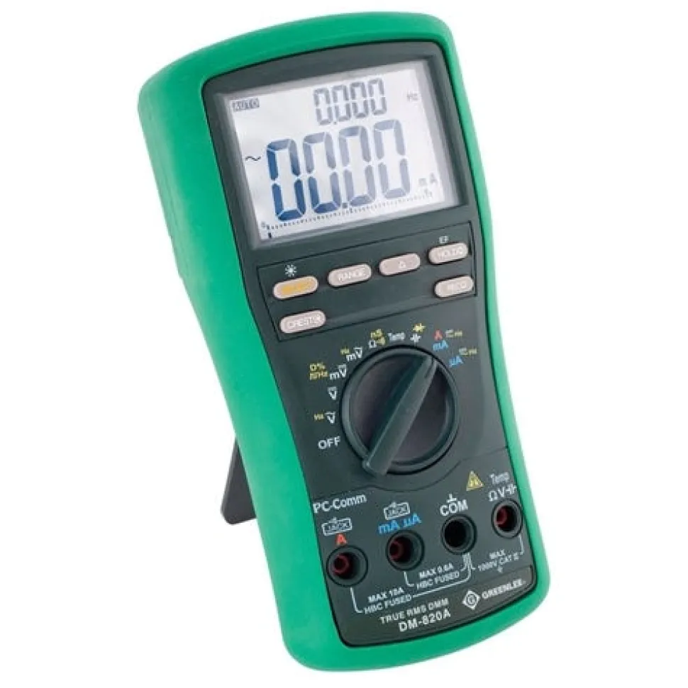 Greenlee ESM Series Digital Multimeter - Calibrated DM-820A-C