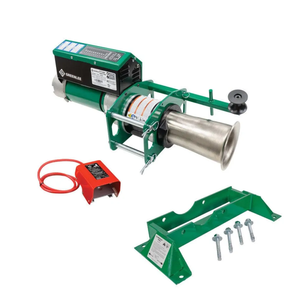 Greenlee 10k Tugger with Floor Mount GX10-F