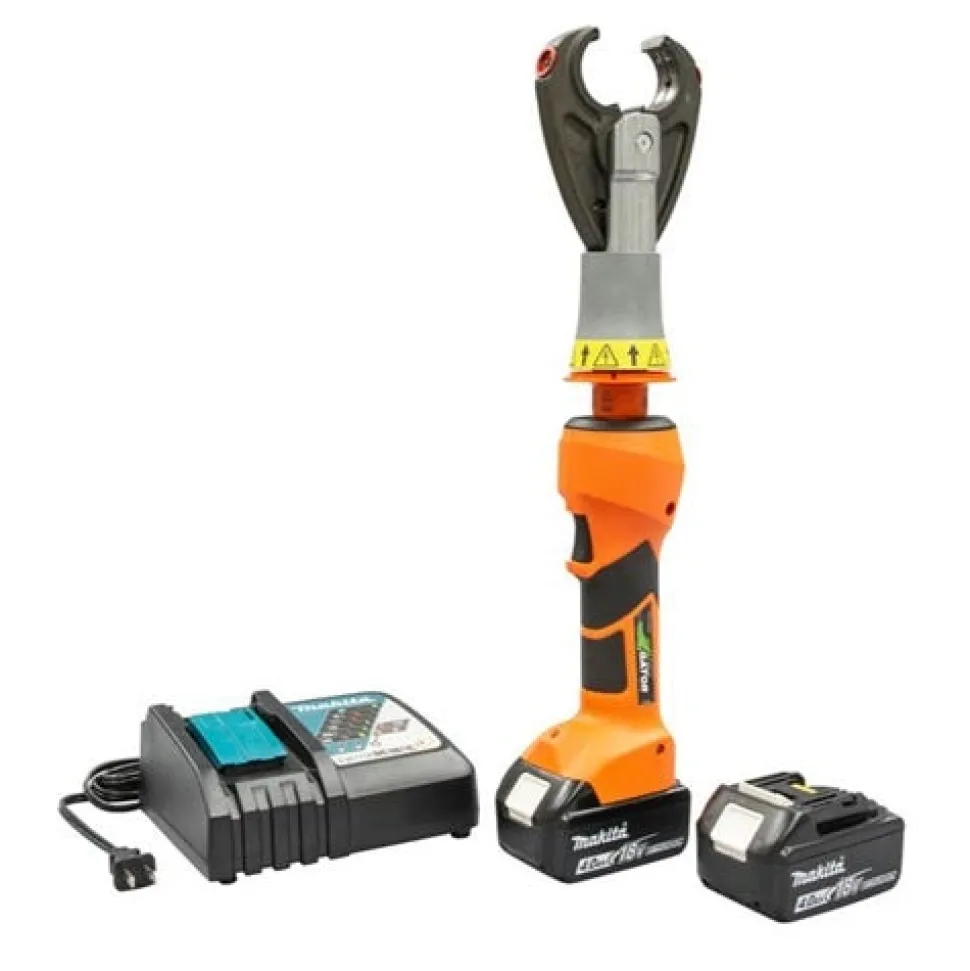 Greenlee 18V Gator 6 Ton Insulated Crimper w/ CJ22 Head Kit EK628VX11