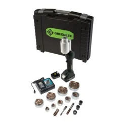 Greenlee 18V Gator Intelli-Punch 11 Ton Knockout Kit Slug-Splitter 1/2" - 4" LS100X11SS4