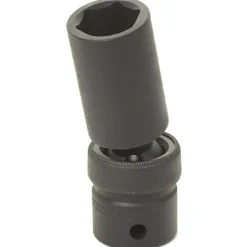 Grey Pneumatic 1/2" Drive x 5/8" Standard Universal Impact Socket 2020U